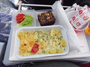 Essen - Pasta mit Schokokuchen